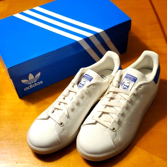 Adidas Stan Smith Prime Blue Men's Shoes Size 9 | BRAND NEW IN BOX! - Picture 2 of 12
